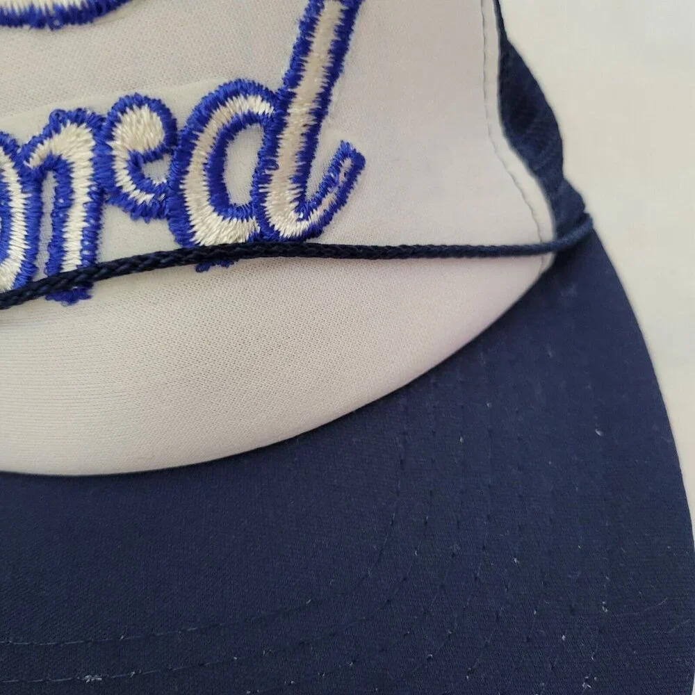 Ford Motor Company Baseball Cap Trucker Hat Embroidered mesh Snap vtg foam